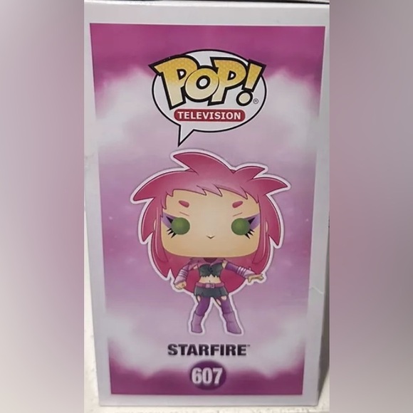 2 Funko Pop! Teen Titans Go! #604 Beast Boy & #607 Starfire No Boxes. - Picture 13 of 13